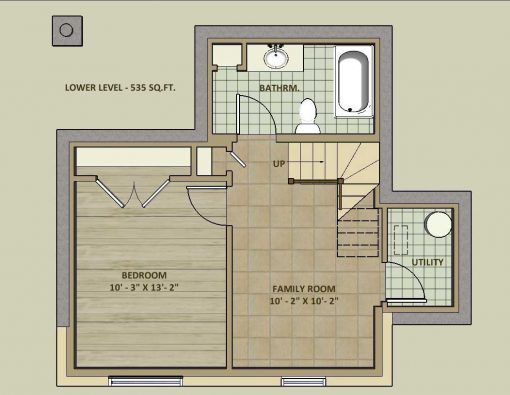 The Gaspereau Cottage - 902 sq. ft. with Optional Basement - Image 5