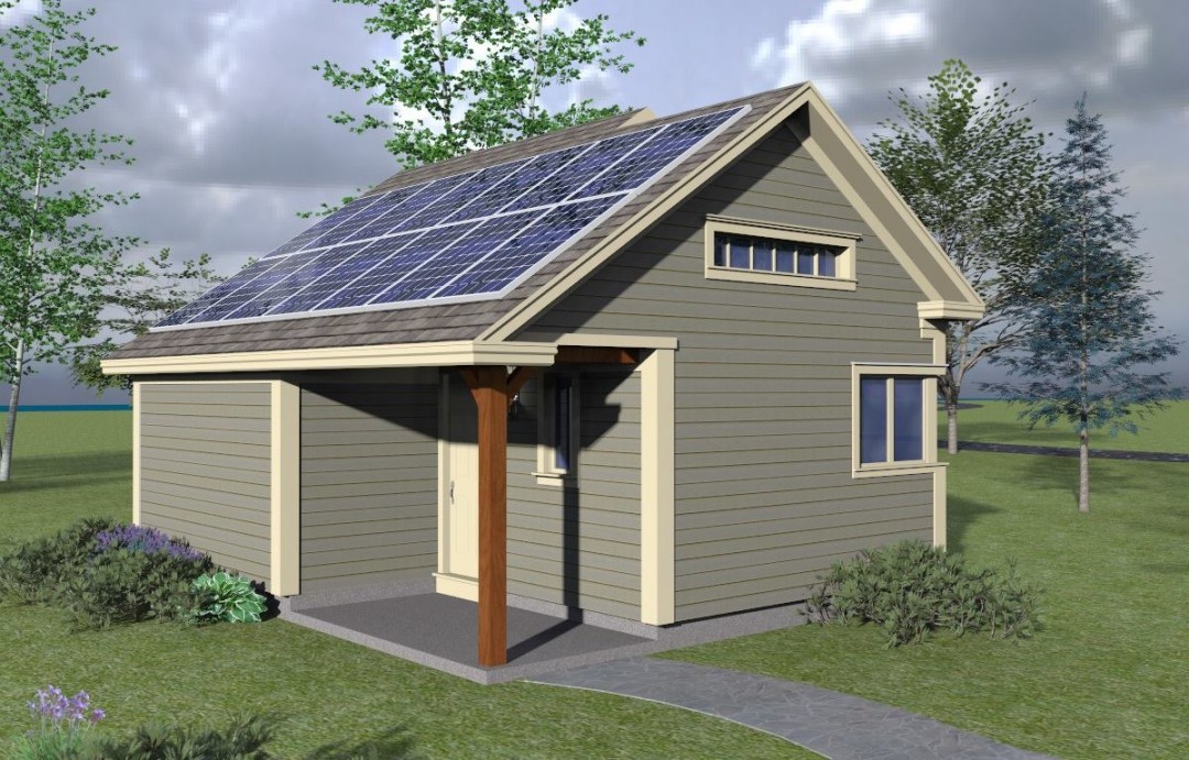 The Bothy - Off-grid or Laneway Timber Frame House Plan