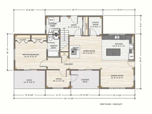 The 2-Story, 4-Bedroom Shed House Plans - 2107 sq. ft. - Image 5