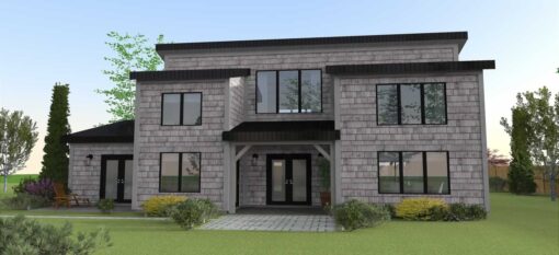 The 2-Story, 4-Bedroom Shed House Plans - 2107 sq. ft. - Image 3