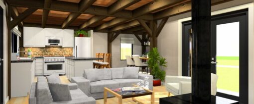 The 2-Story, 4-Bedroom Shed House Plans - 2107 sq. ft. - Image 7